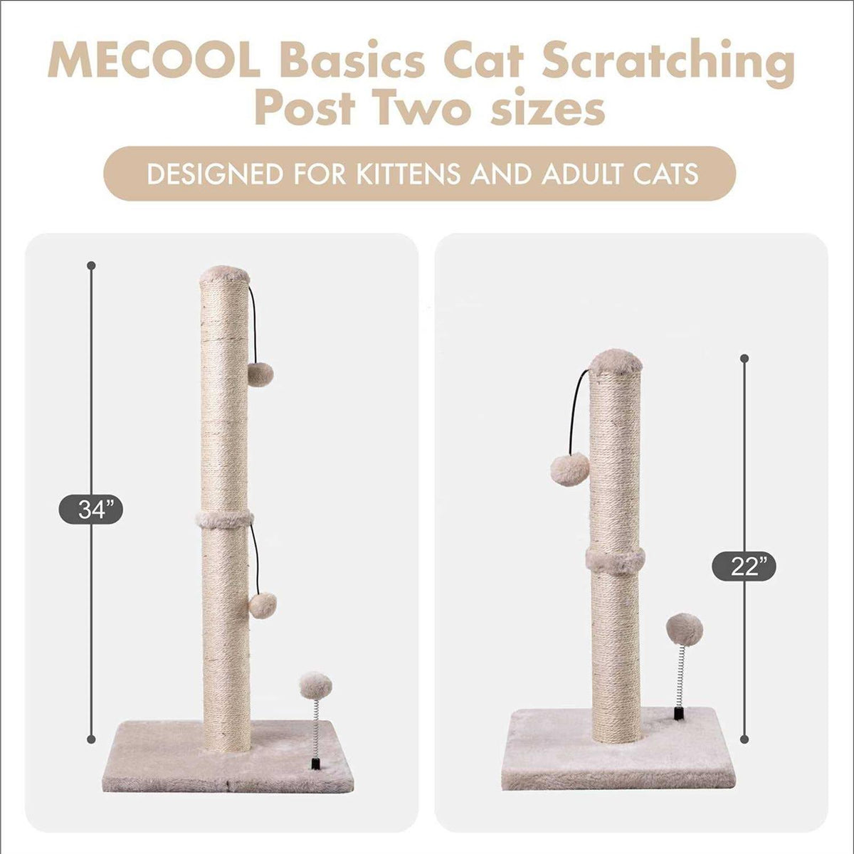 Cat Scratching Post Sisal Hanging Ball R406101