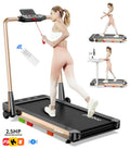 0.8-12MPH 2in1 Folding Under Desk Treadmill 2.5HP Brushless Electric Treadmill I194