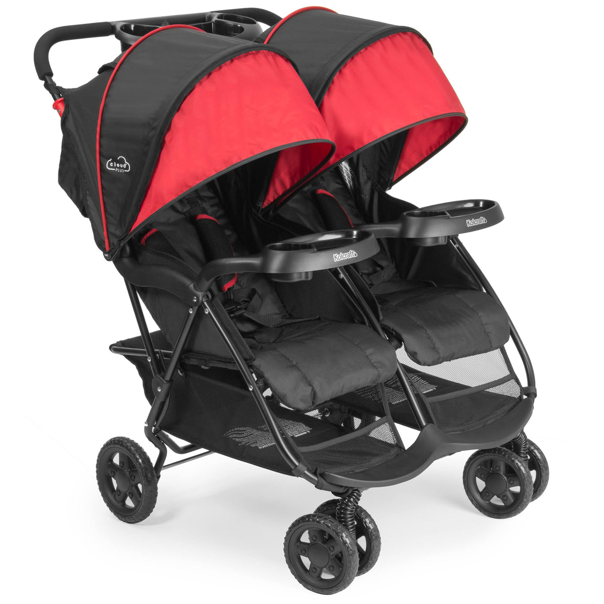 Lightweight Double Stroller with Extra Storage P1867