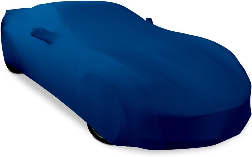 Dark Red Satin Stretch Indoor Car Cover M164