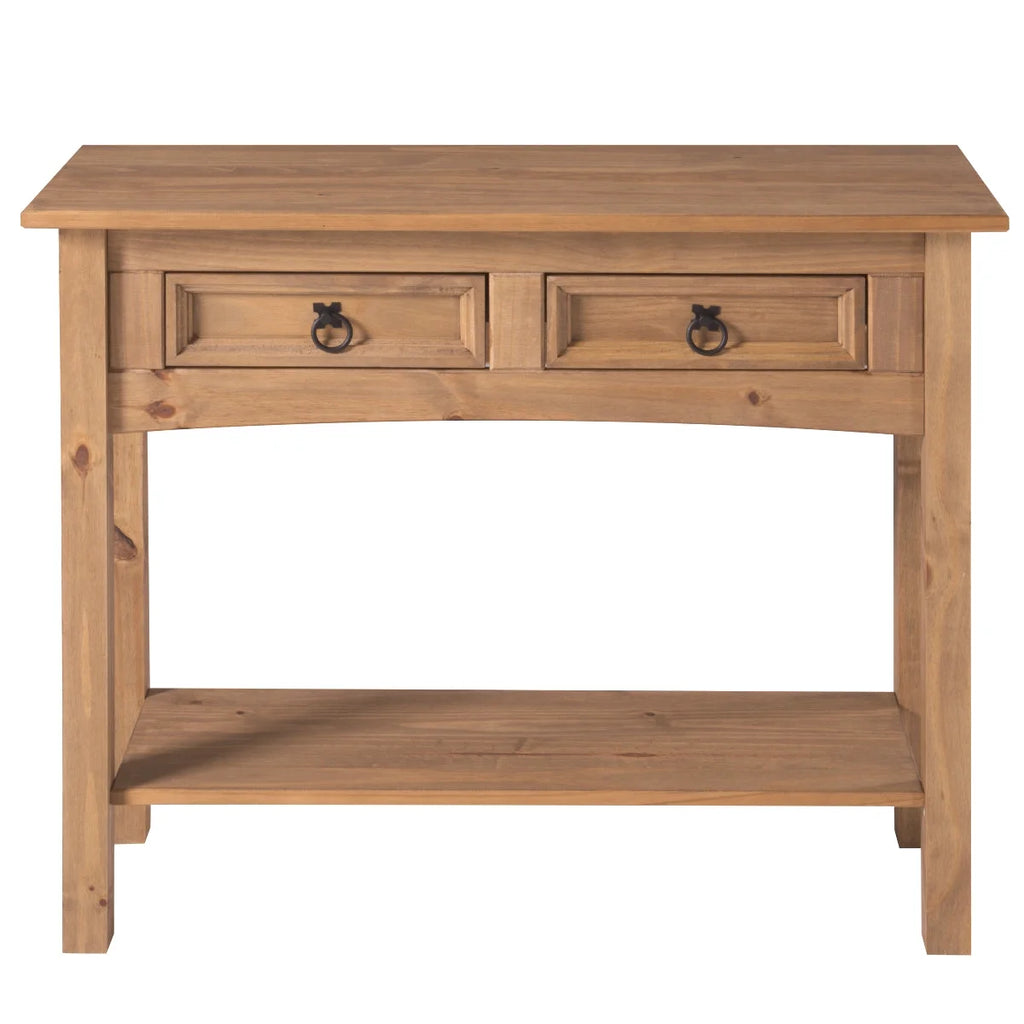 Wood Console Table 2 Drawers F510