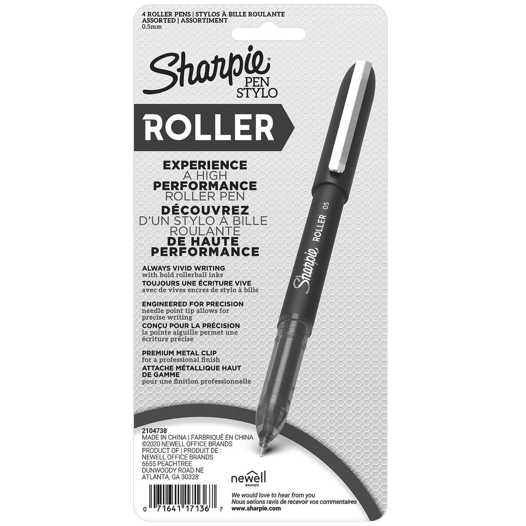 Rollerball Pens .5mm 4/Pkg T355991