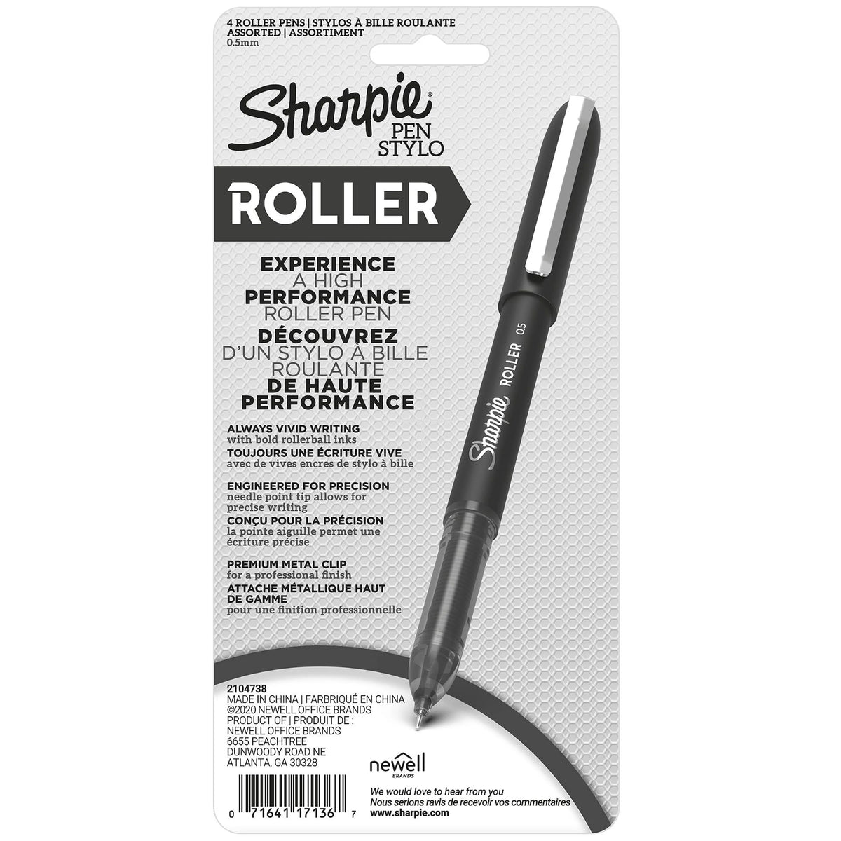 Rollerball Pens .5mm 4/Pkg T355991