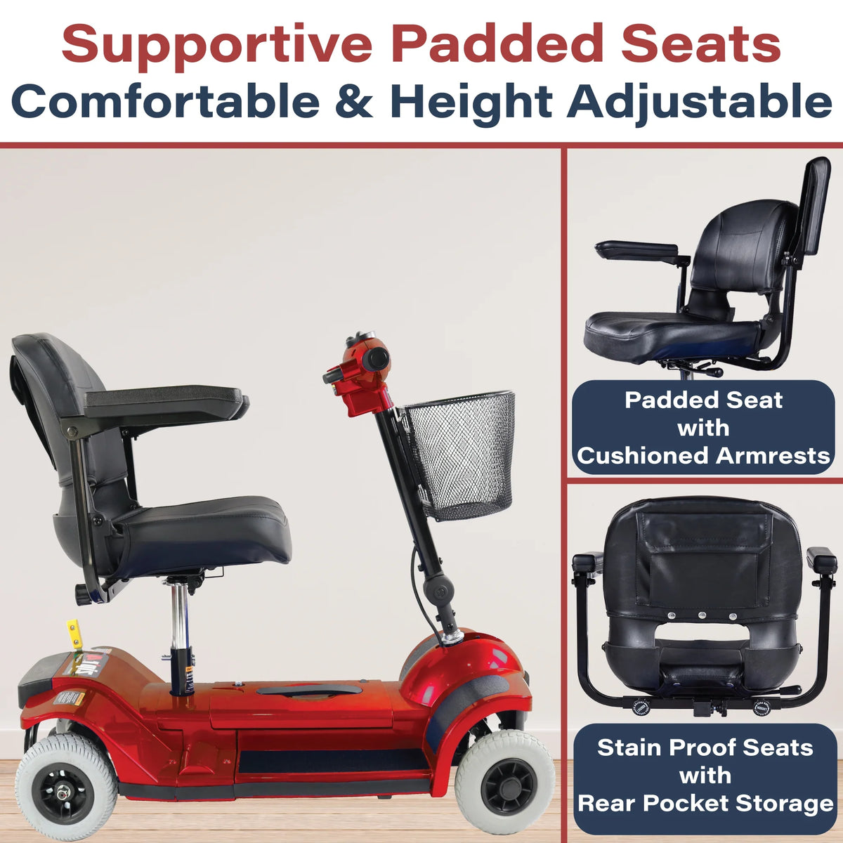 4 Wheel Folding Mobility Scooter Y9364