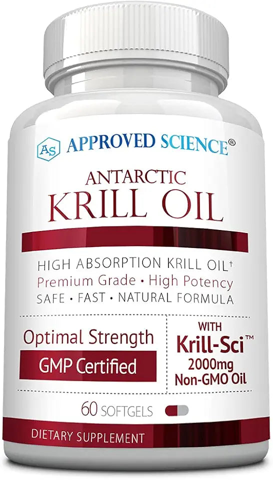 2000mg Antarctic Krill Oil 60 Softgels X127637