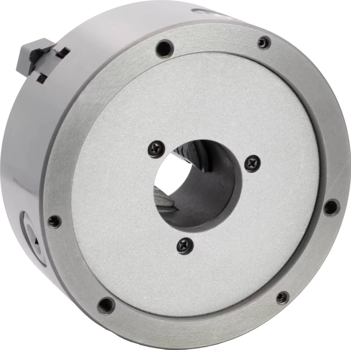 6" 4-Jaw Self-Centering Lathe Chuck, Plain Back, Two-Piece Reversible Jaws S50075