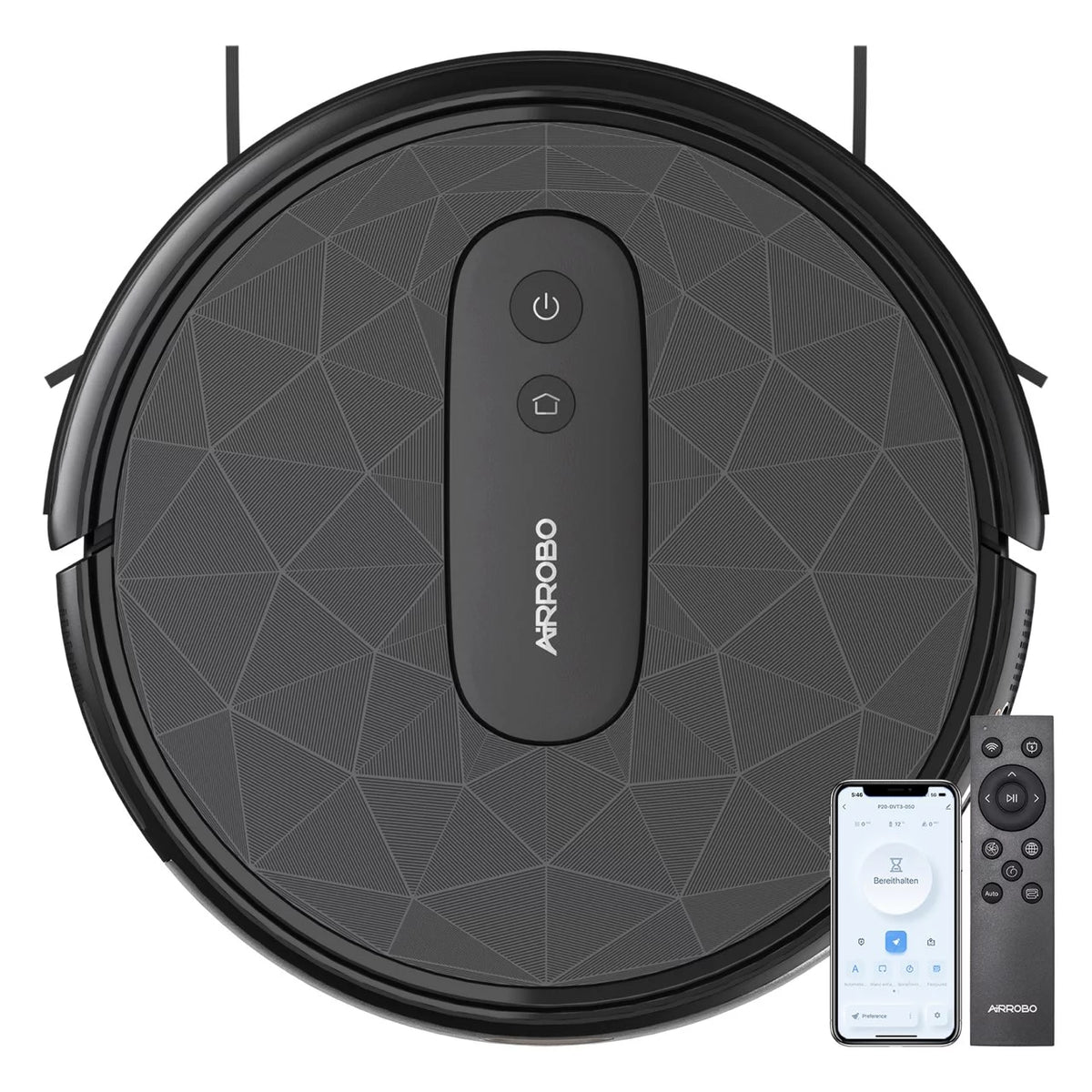 Self-Charging Robot Vacuum Cleaner 2800 Pa Black C14415