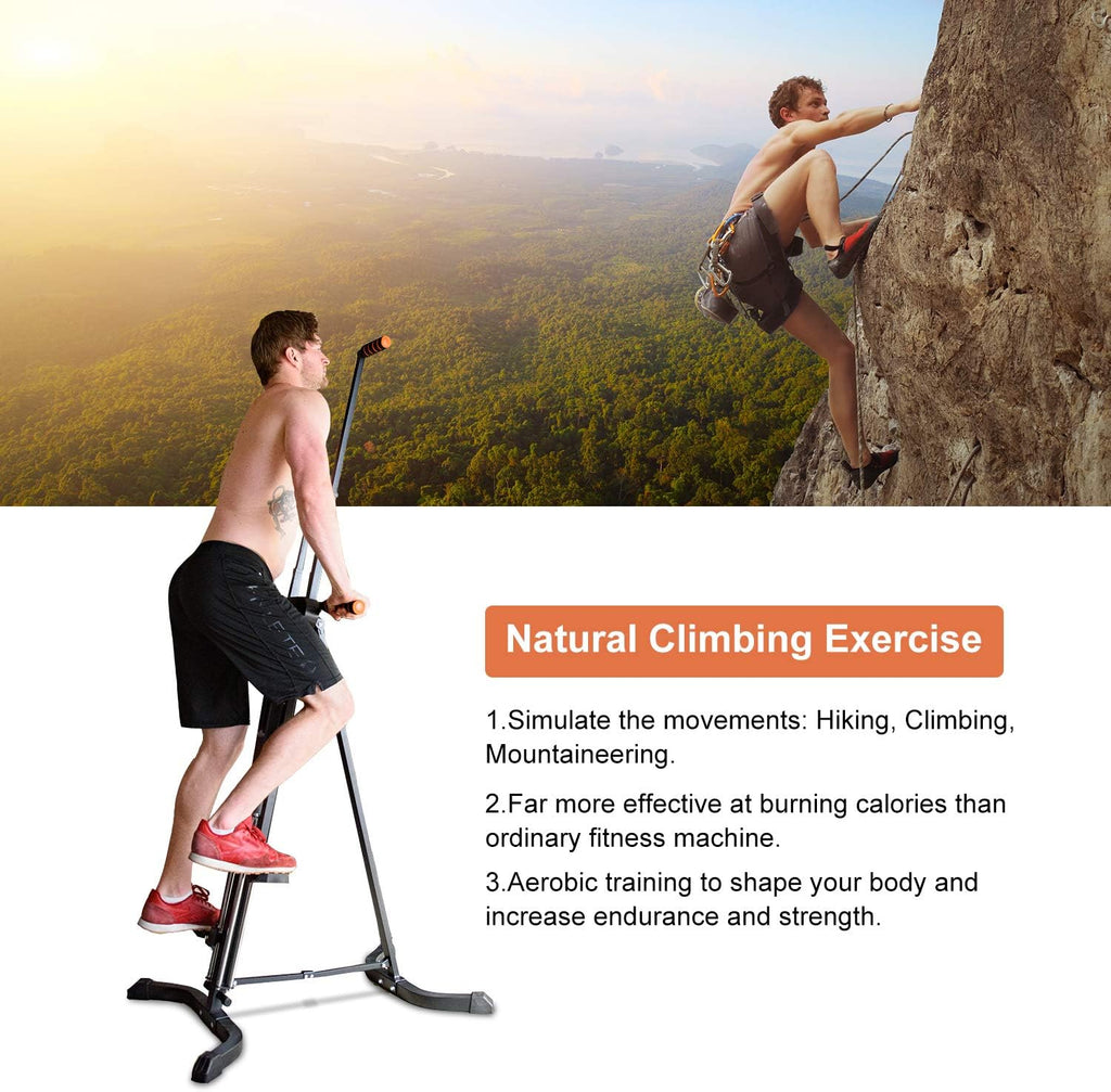 Folding Vertical Climber Stair Stepper C383