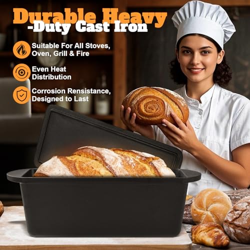 3.2QT Cast Iron Dutch Oven with Lid Y151