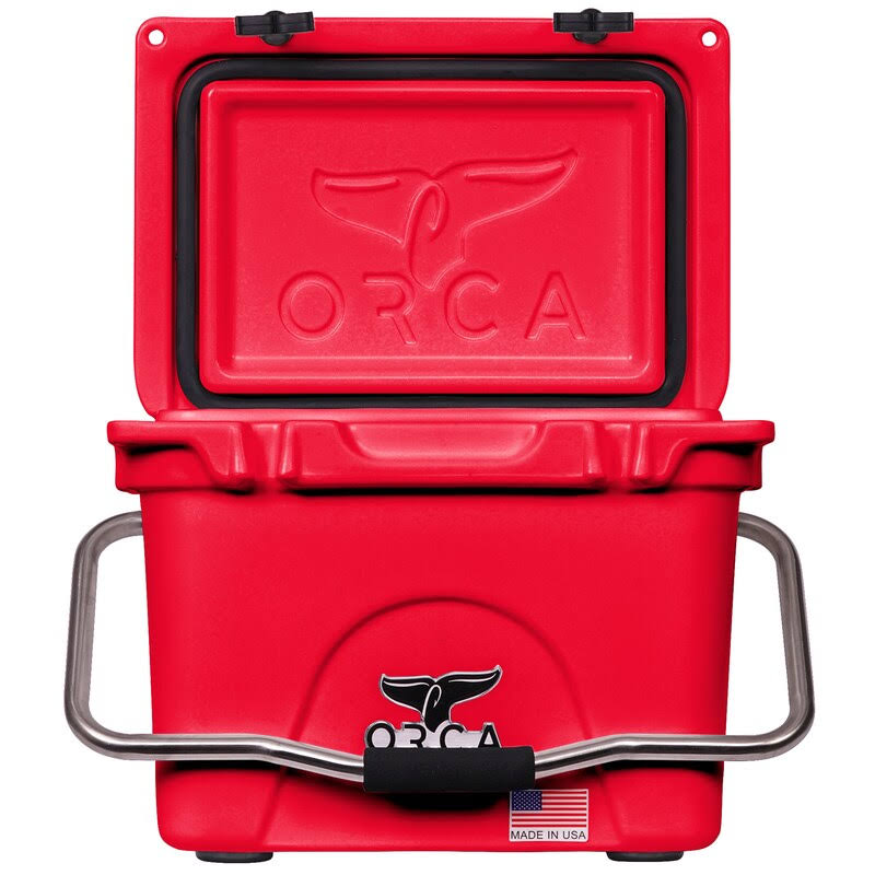 Red 20-Quart Hard-Sided Cooler F45642