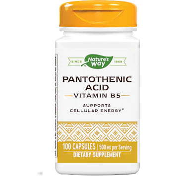 Pantothenic Acid 500 mg 100 caps Q8545