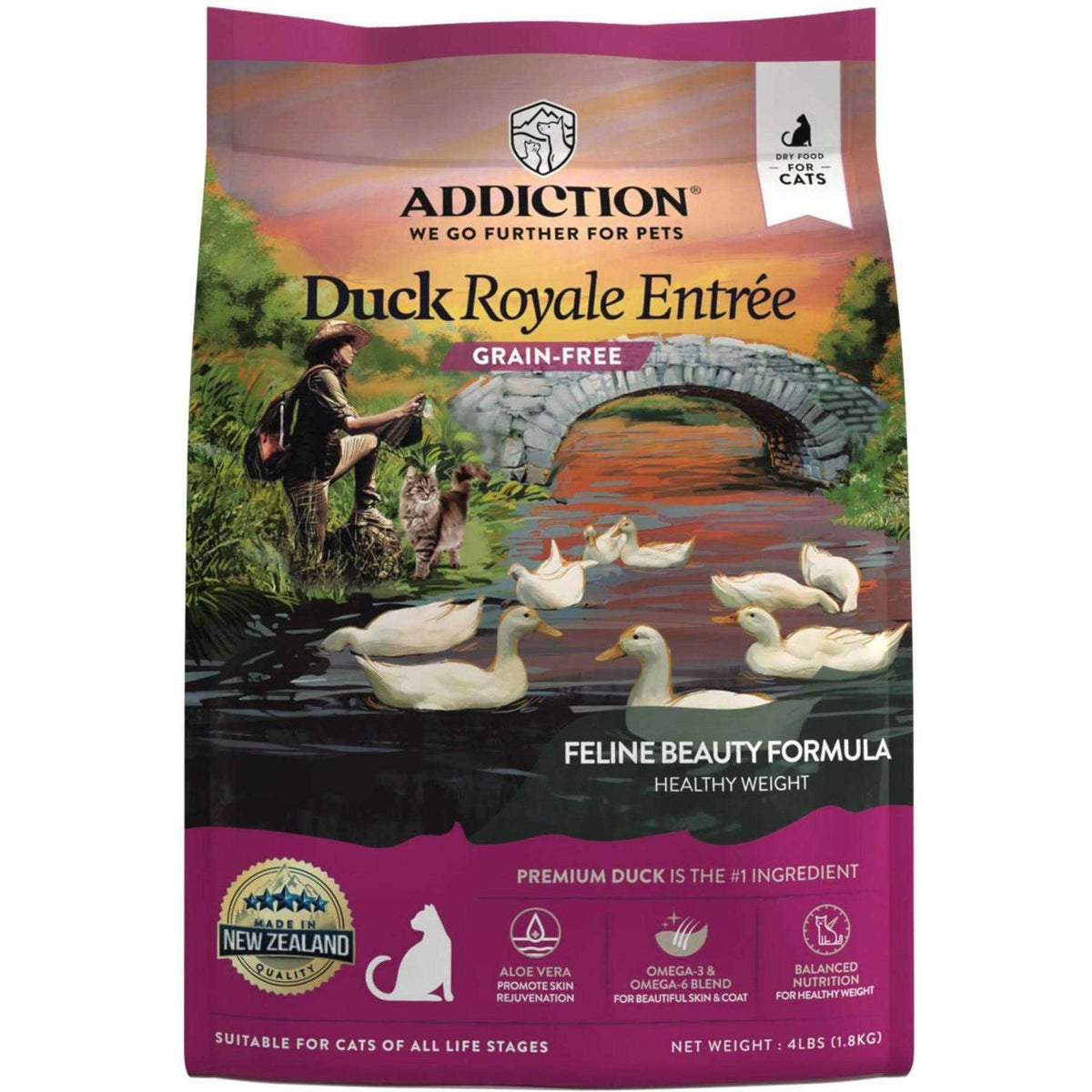 Grain-Free Duck Dry Cat Food Q1978