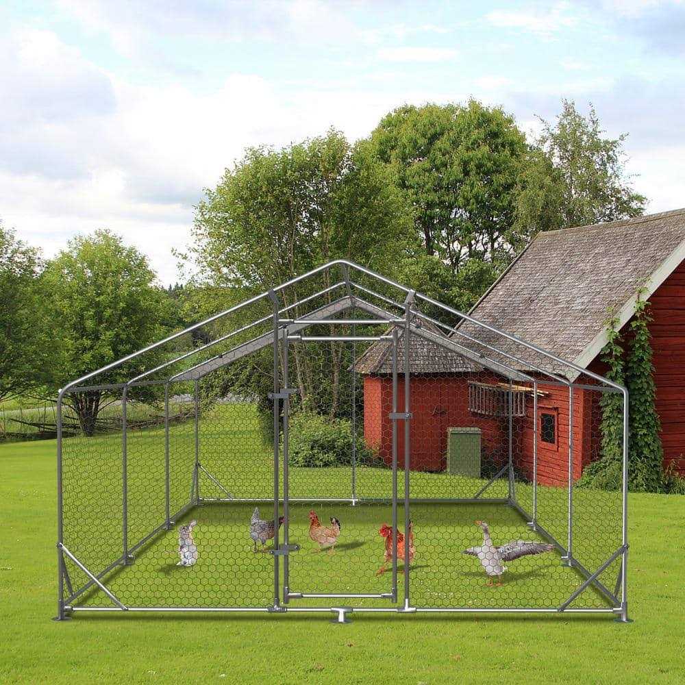 Metal Chicken Coop R2917