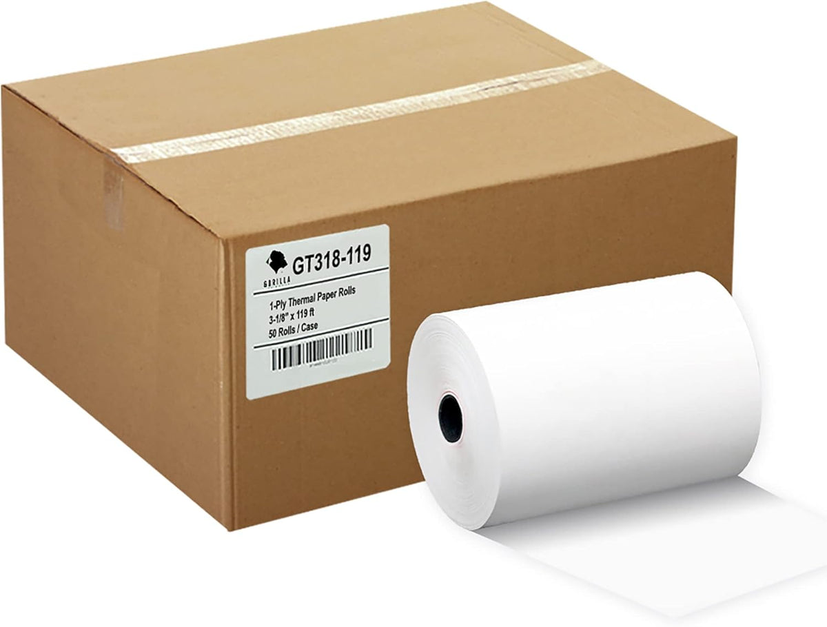 Thermal Paper Receipt Rolls 3 1/8 x 230 ft 32 Rolls W144989