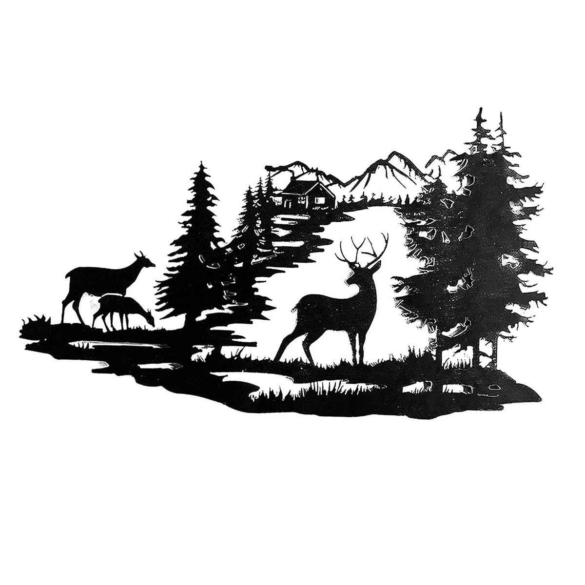 Metal Deer Wall Art Decor C81898