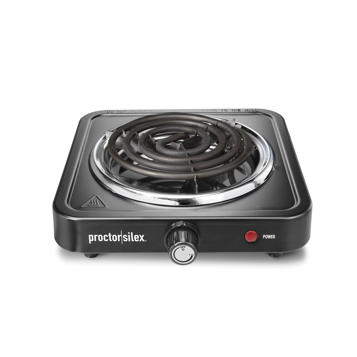 Single Burner Cooktop, Adjustable Temperature, Portable, Stainless Steel Plate O300153