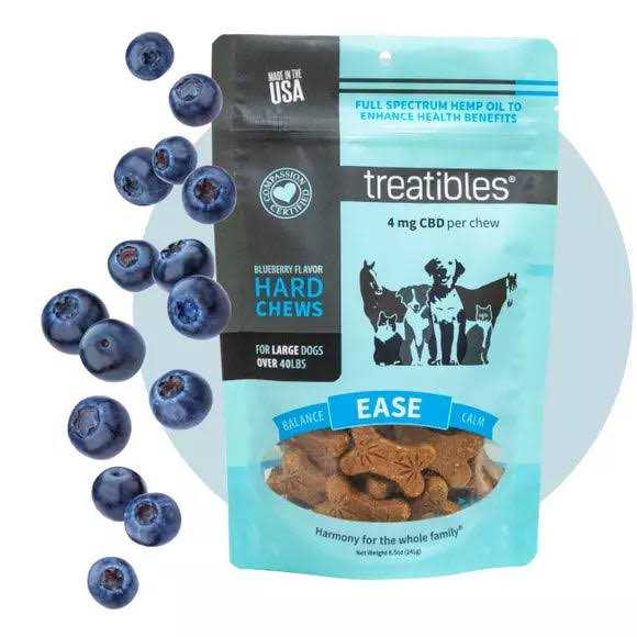 Grain Free Blueberry Chews 1mg Small J1233