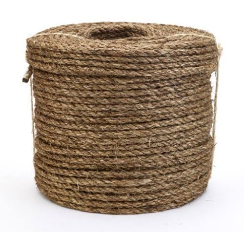 3-Strand Twisted Polypropylene Safety Rope, 600 ft. Length x 3/8 in. Width S9728