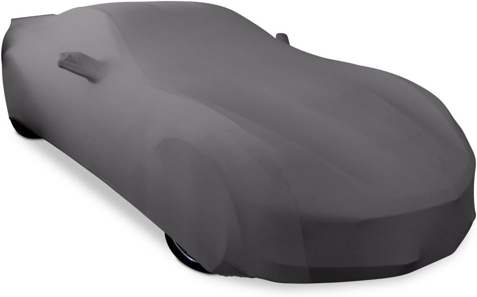 Dark Red Satin Stretch Indoor Car Cover M164