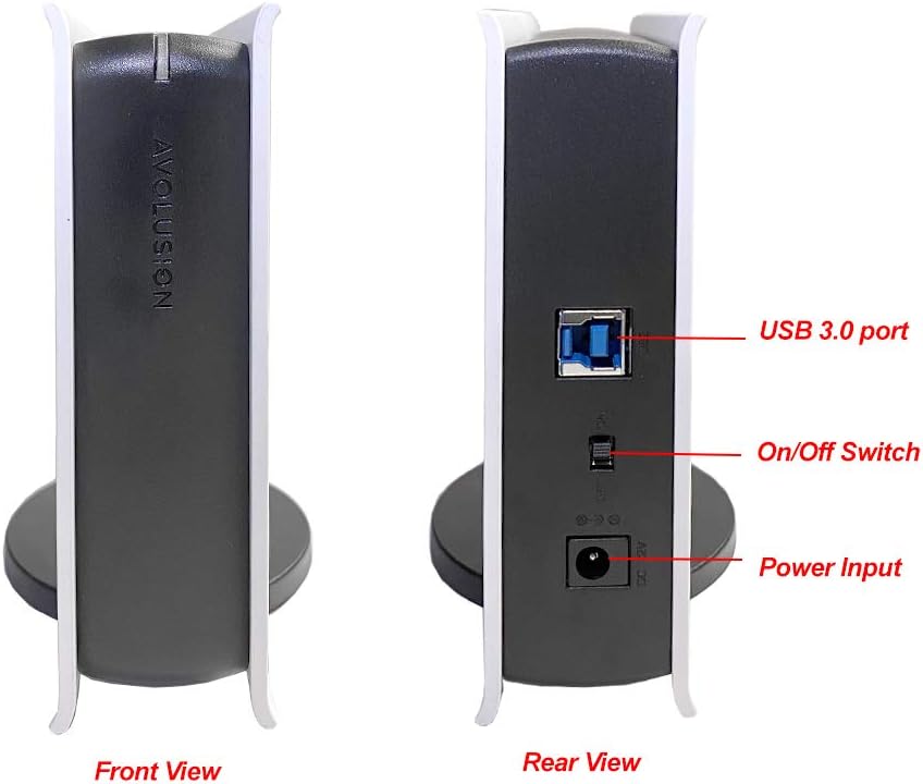 2TB USB 3.0 External Gaming Hard Drive (White) L45254