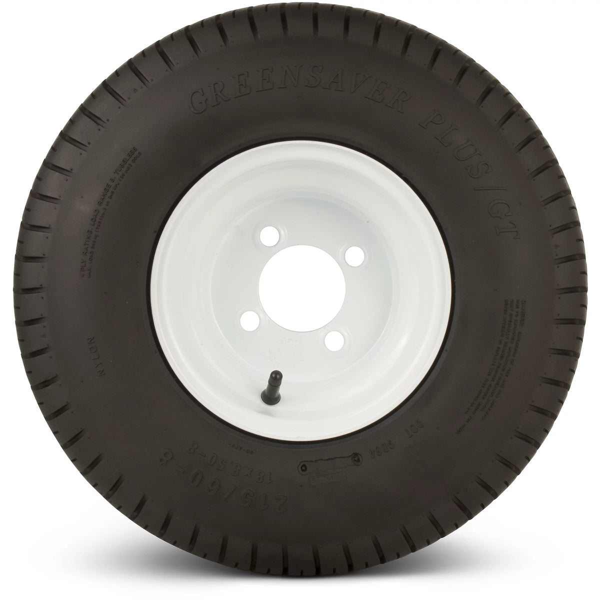 Golf Cart Tire and Wheel 4 lug White Wheel L666901