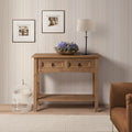 Wood Console Table 2 Drawers F510
