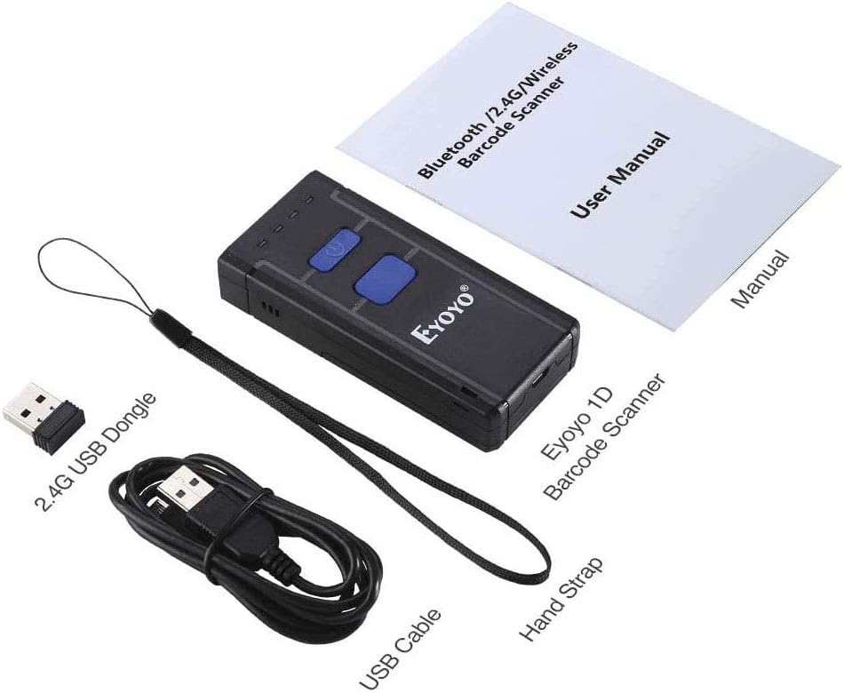 Portable 1D Wireless Bluetooth Barcode Scanner F232023