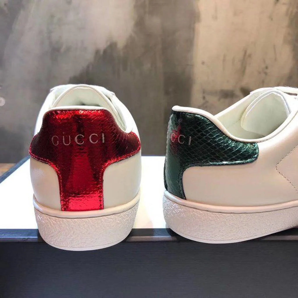White Calfskin Leather Sneakers O891