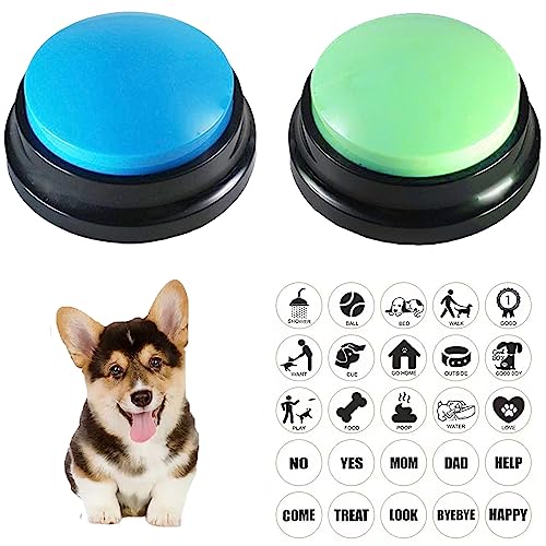 Green Orange Voice Recording Button for Pet Training H461