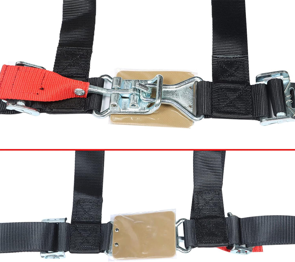 4 Pack Black 4 Point Harness 2 Straps J91116