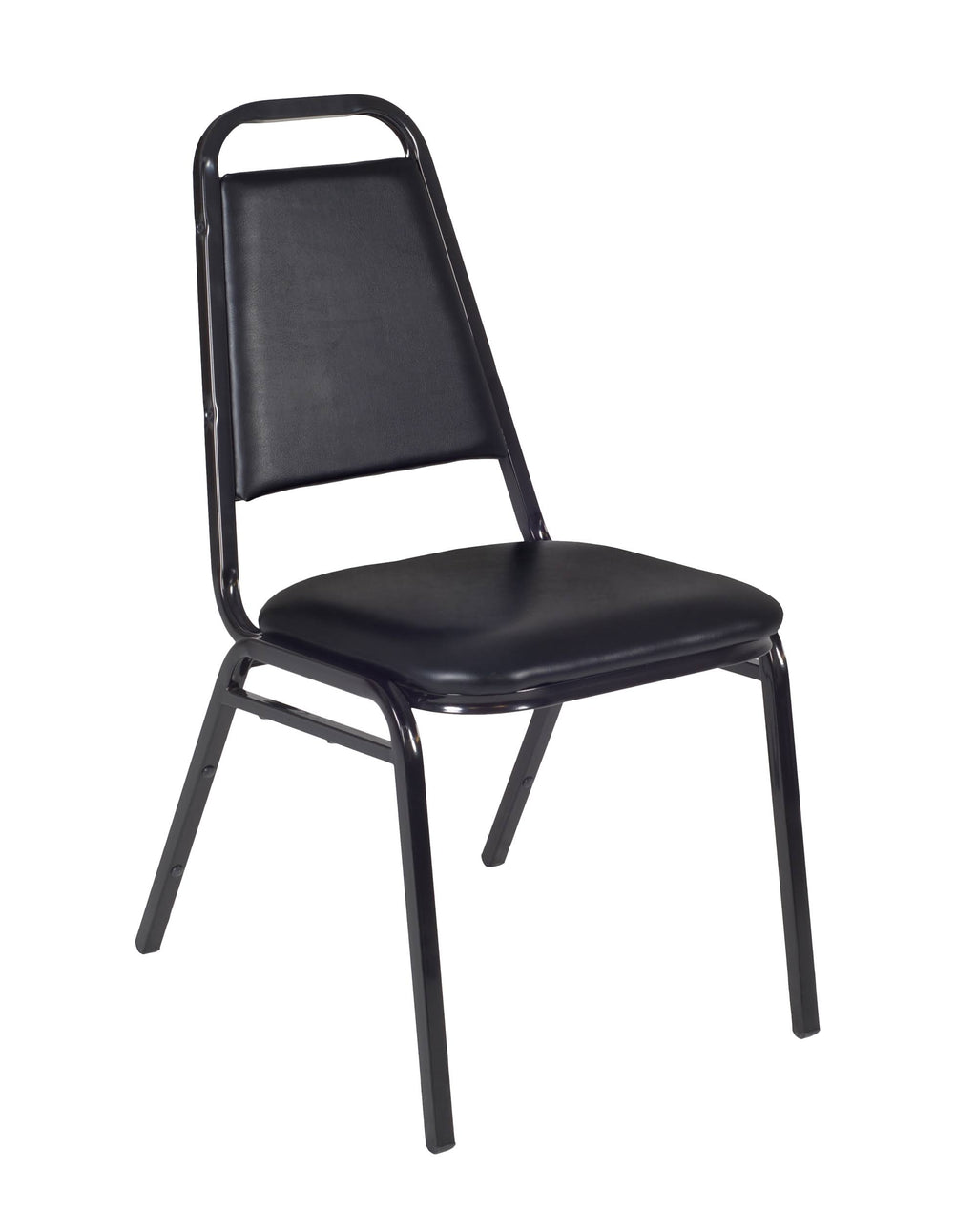 36 in. Breakroom Table with 4 Restaurant Stack Chairs V689025