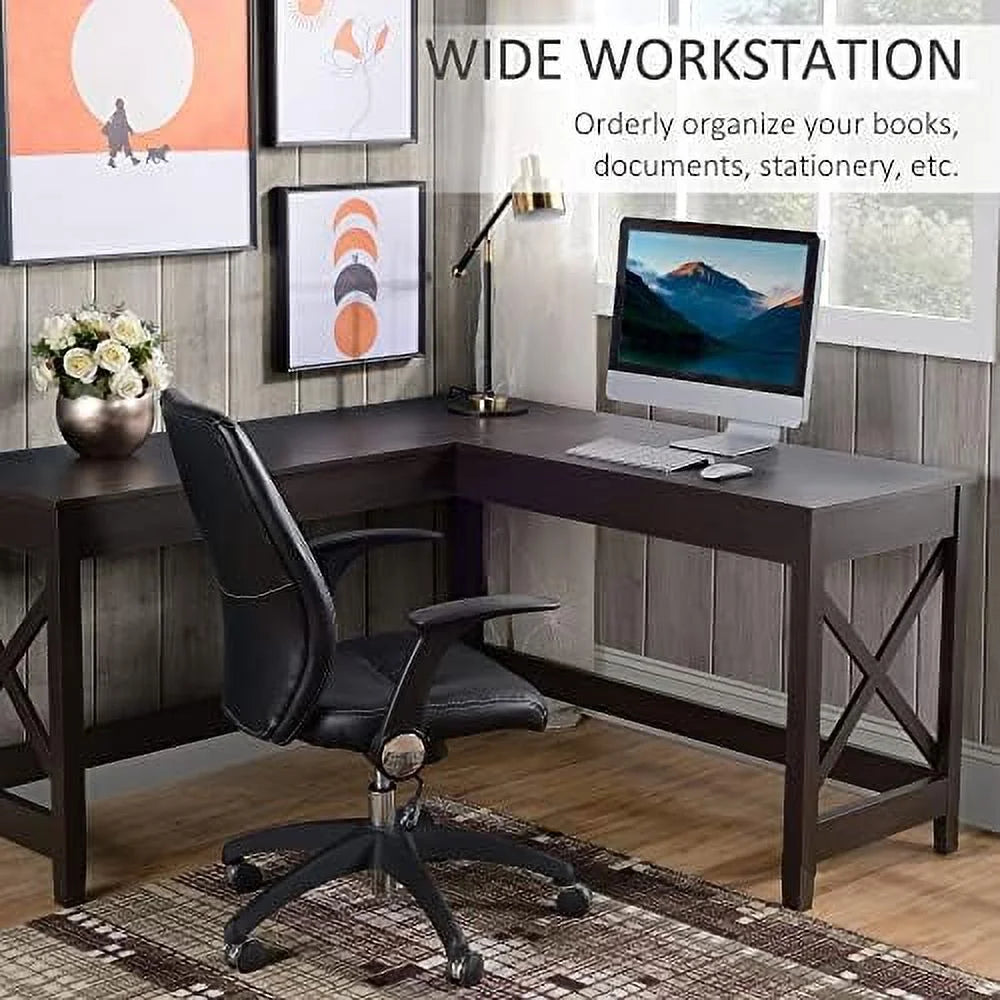 57" L-Shaped Corner Desk Z2366