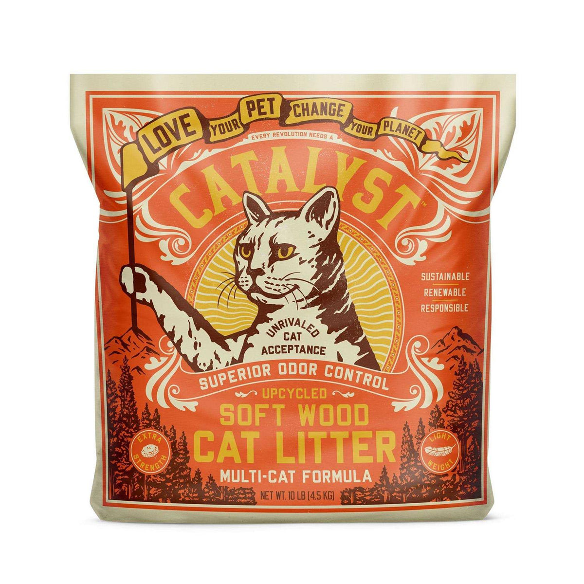 Soft Wood Cat Litter Z2909
