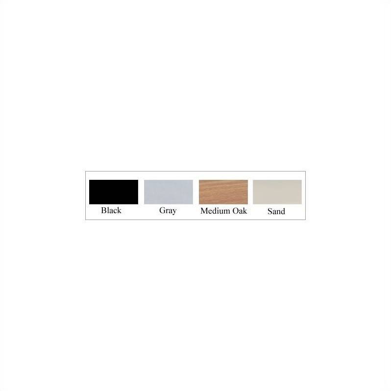 Gray 4-Shelf Bookcase Q610823