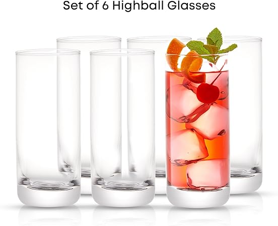 13oz Highball Drinking Glasses Set of 6 G659