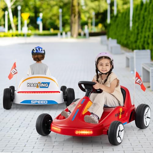 12V Battery Powered Kids Electric Go Kart with Remote Control J4925