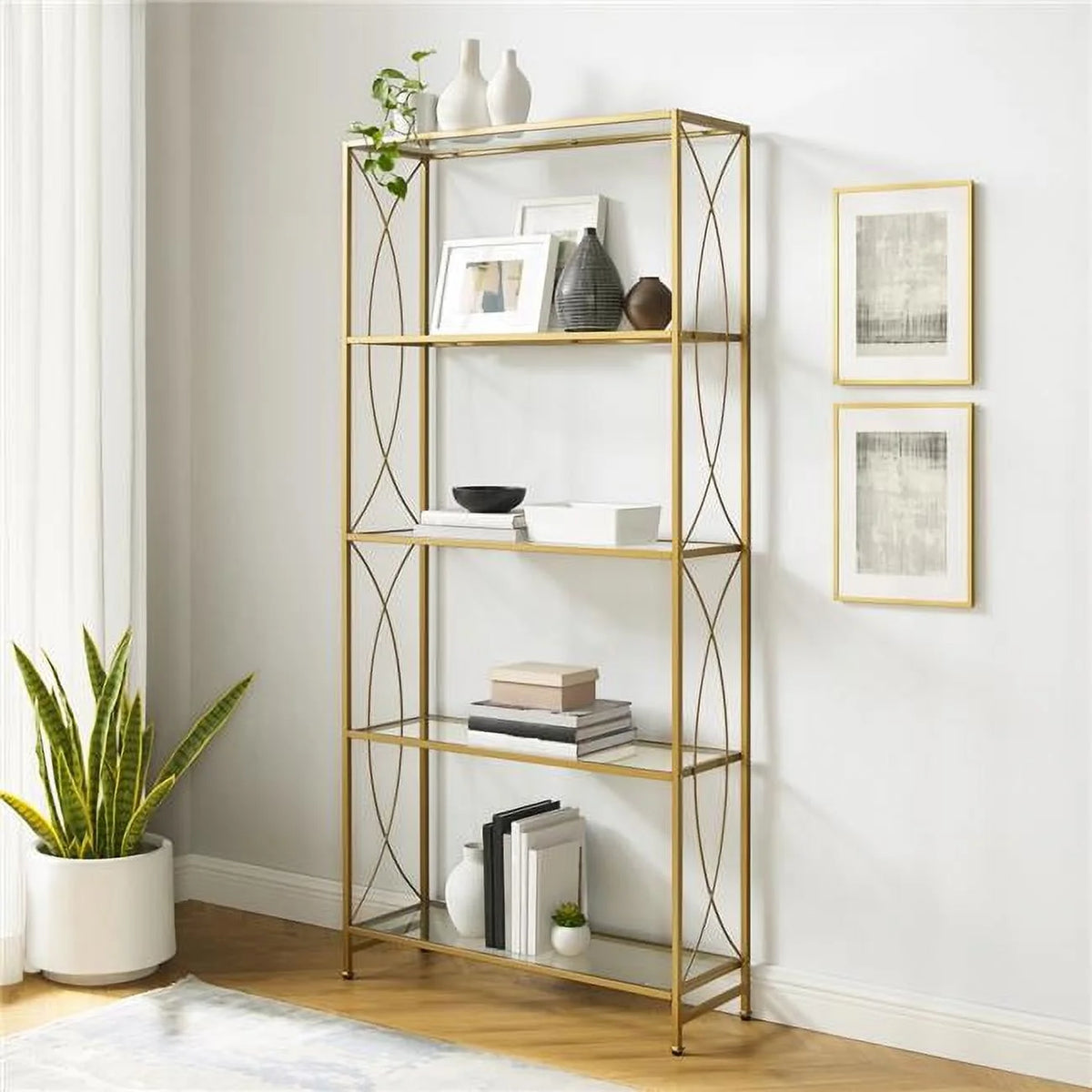 Gold Bookshelf U501