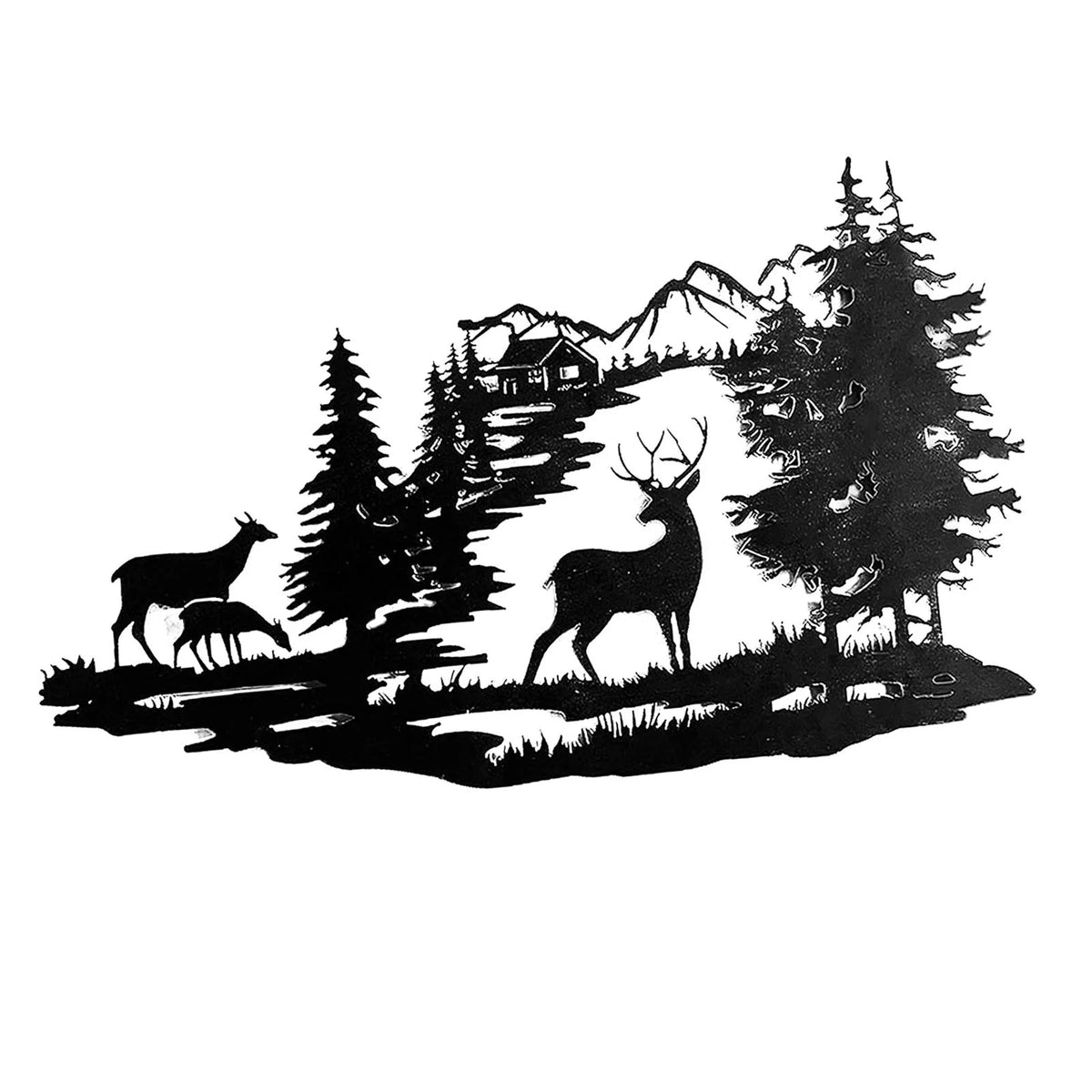 Metal Deer Wall Art Decor C81898