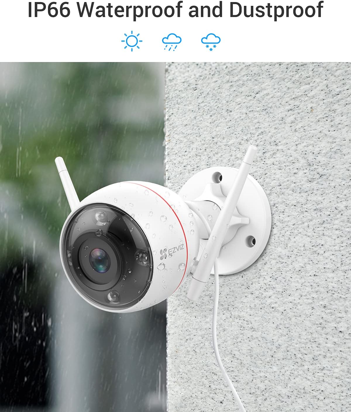 Outdoor Security Camera IP66 Weatherproof Night Vision T9904