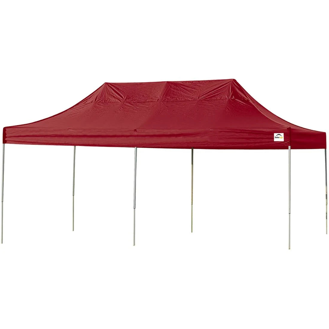 Red 10' x 20' Straight Leg Pop-Up Canopy H925