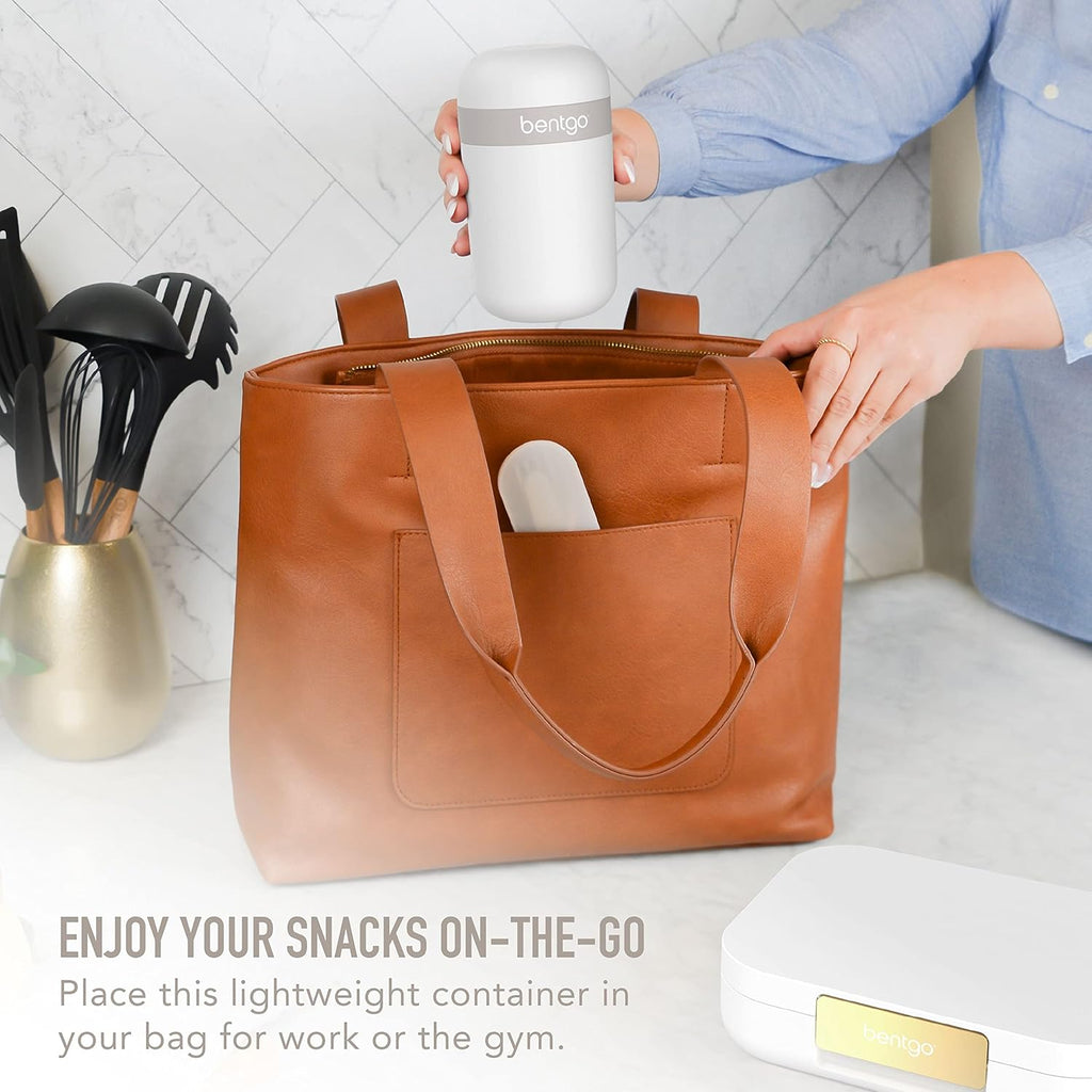 White Lunch Box Set With Reusable Snack Cup N778614