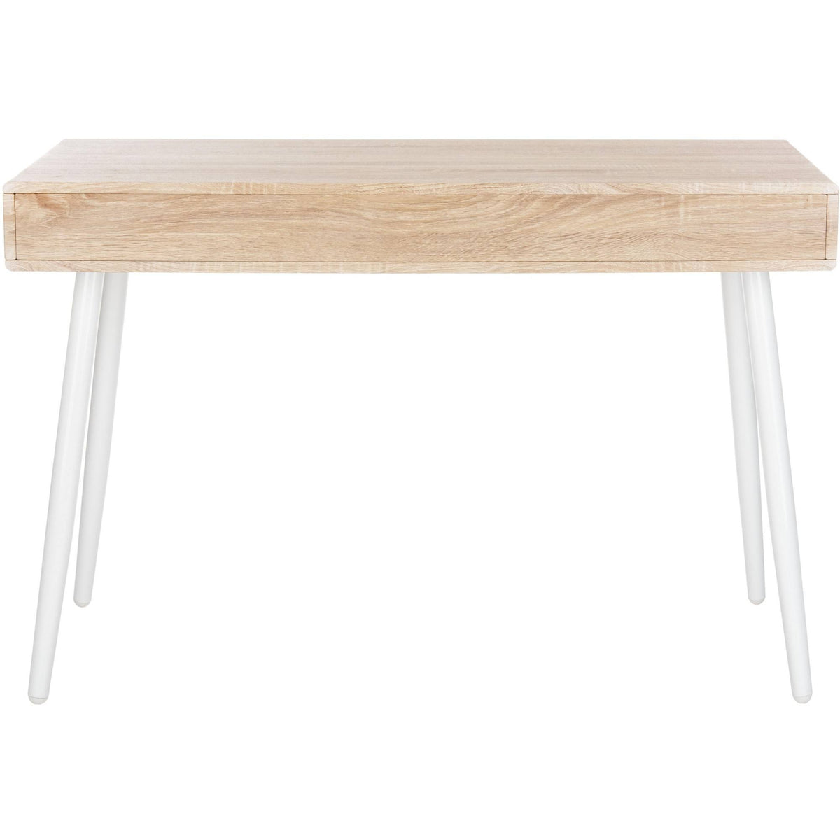 Natural/White 1 Drawer 1 Shelf Desk U45485