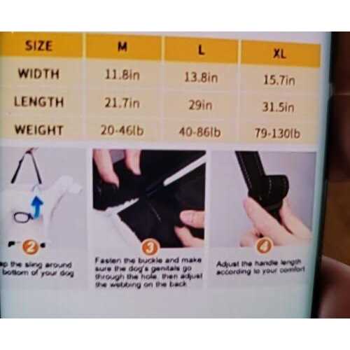 Adjustable Dog Lift Harness F25705