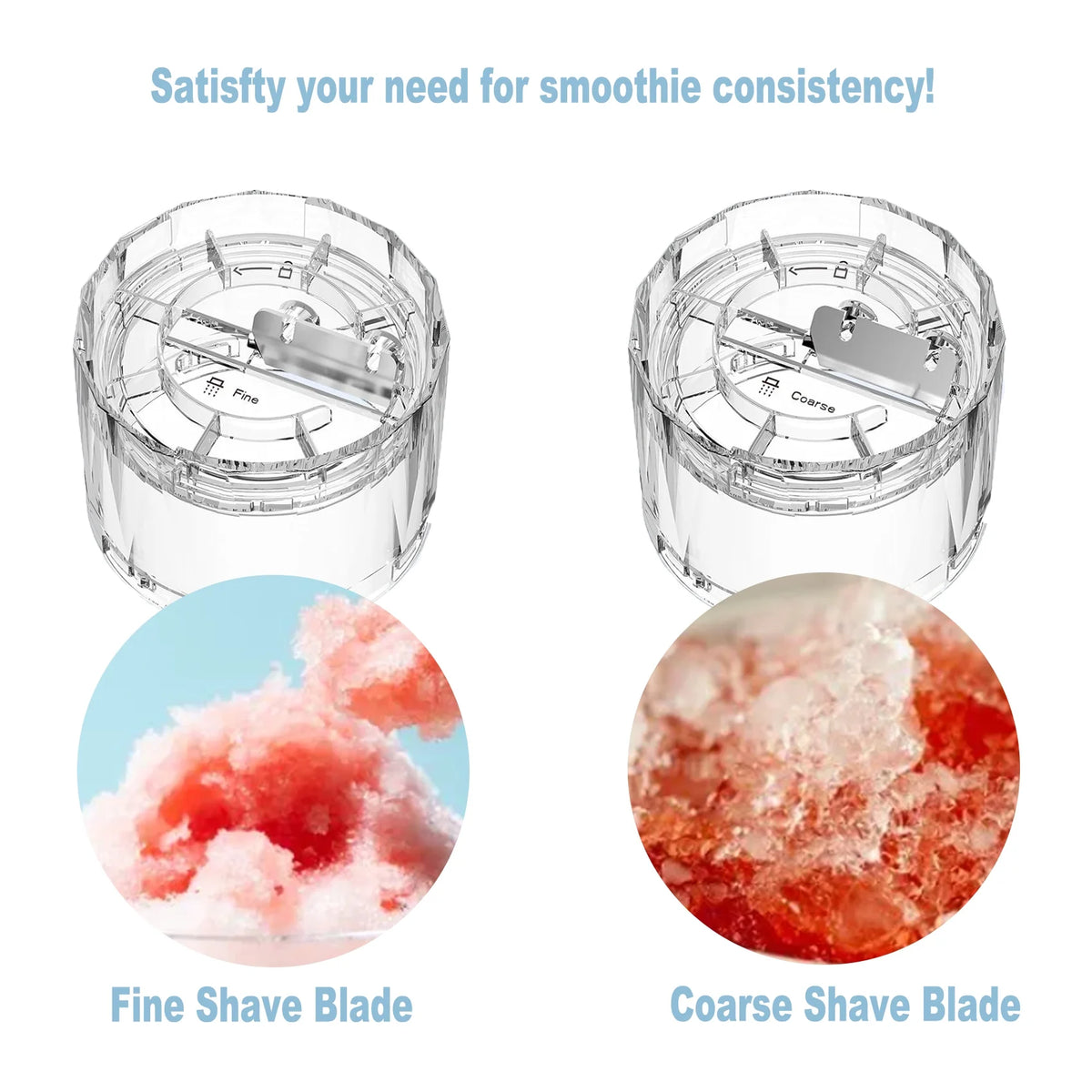 Shaved Ice Attachment with 4 Ice Cube Molds P3907