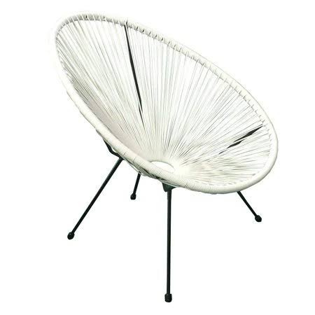 White 2 Piece Weave Lounge Chair F139818