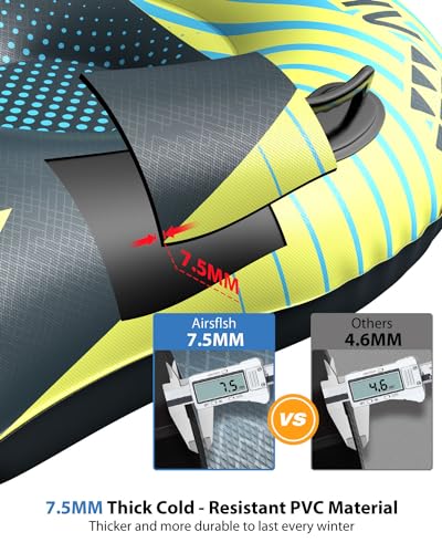 Inflatable Snow Sled with Towable Leash B116446