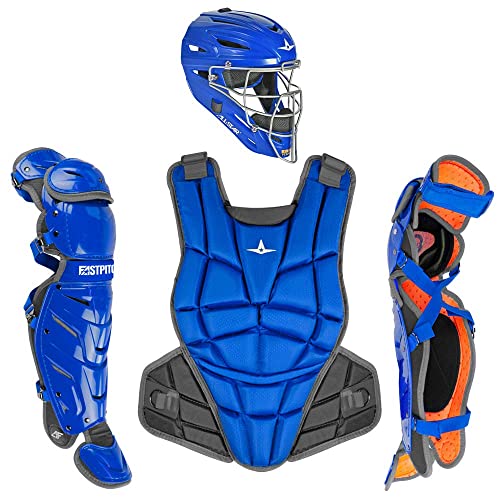 Catcher’s Gear Kit Helmet Chest Protector Leg Guards Baseball Protective Set H3963