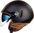Black-Brown Jet Helmet, Size Xs K559117
