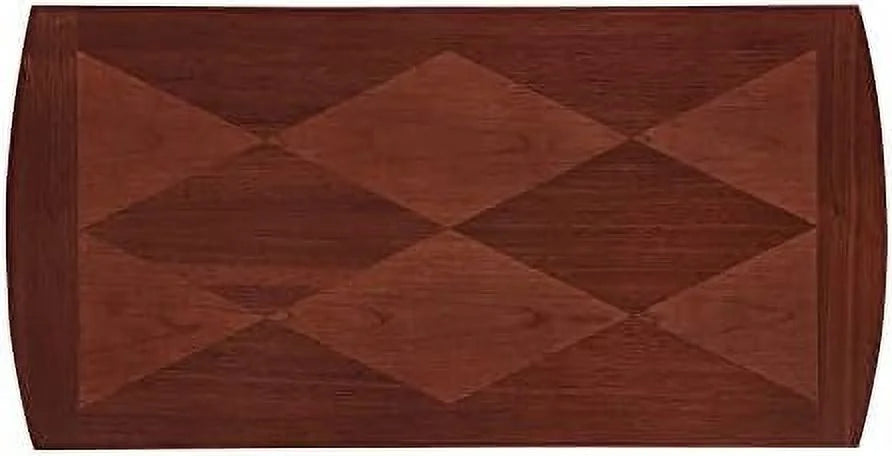Mahogany End Table With Shelf X3566