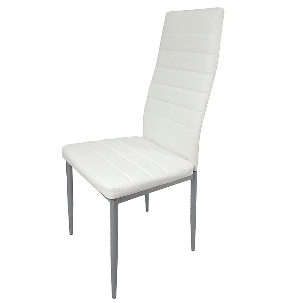 White 5 Piece Dining Table Set I5555